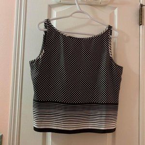 Anne Klein Black & White Woman’s Top
